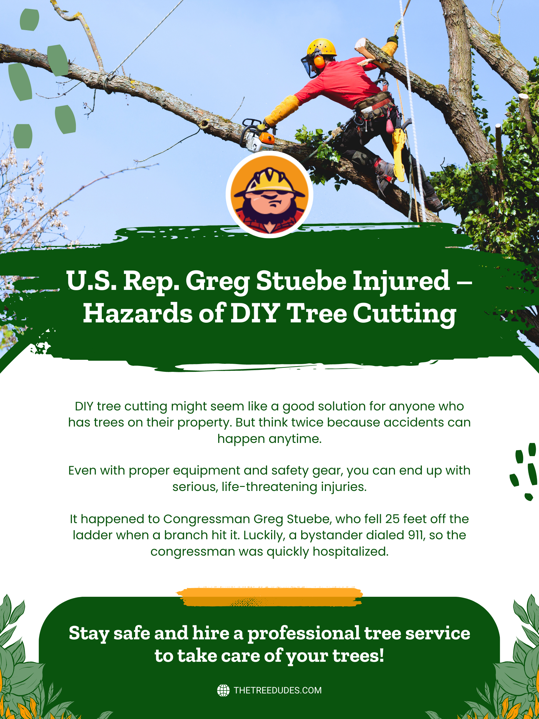 U.S. Rep Greg Stuebe Injured Infographic 
