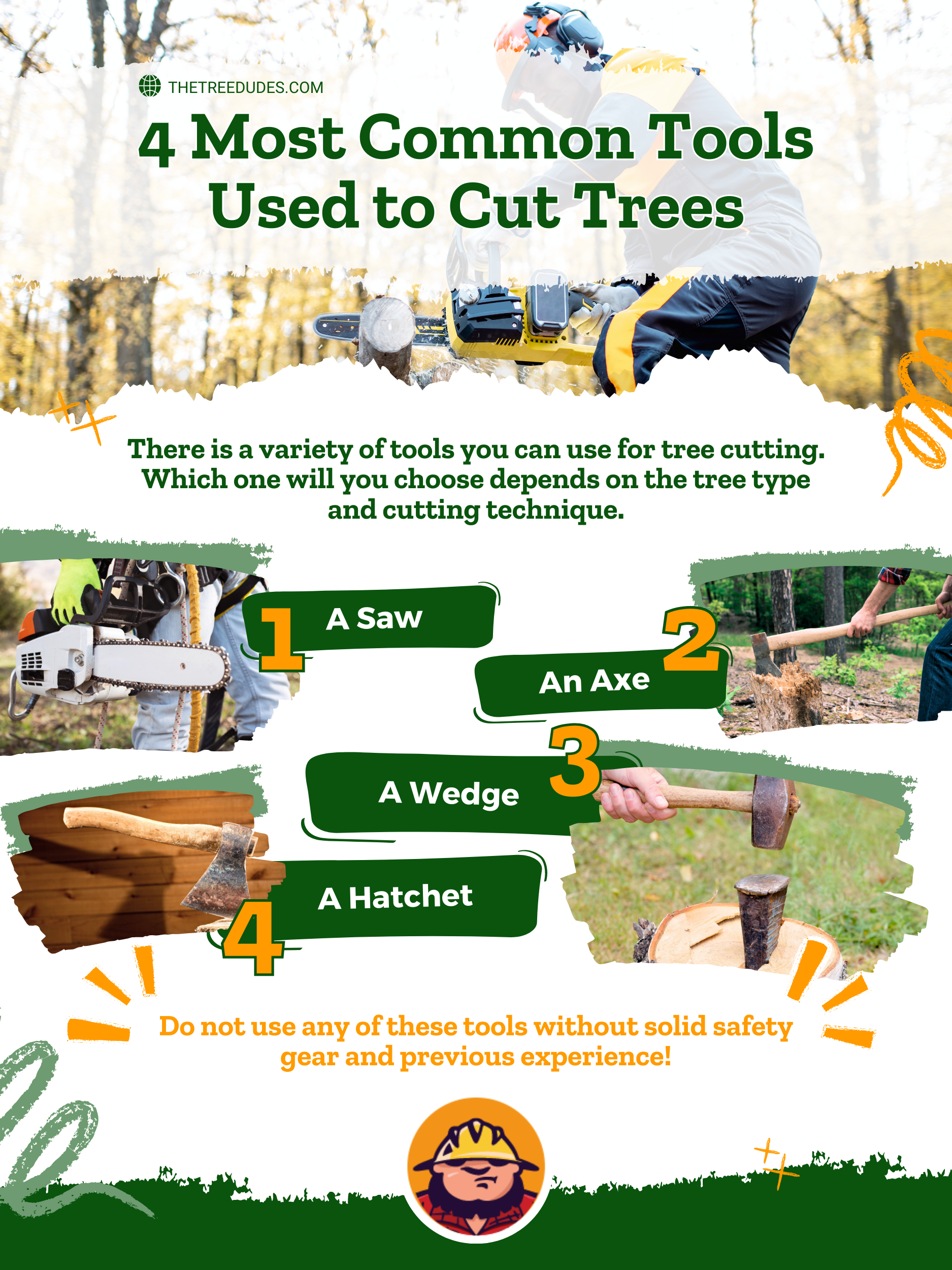 4 Most Common Tools Used to Cut Trees
