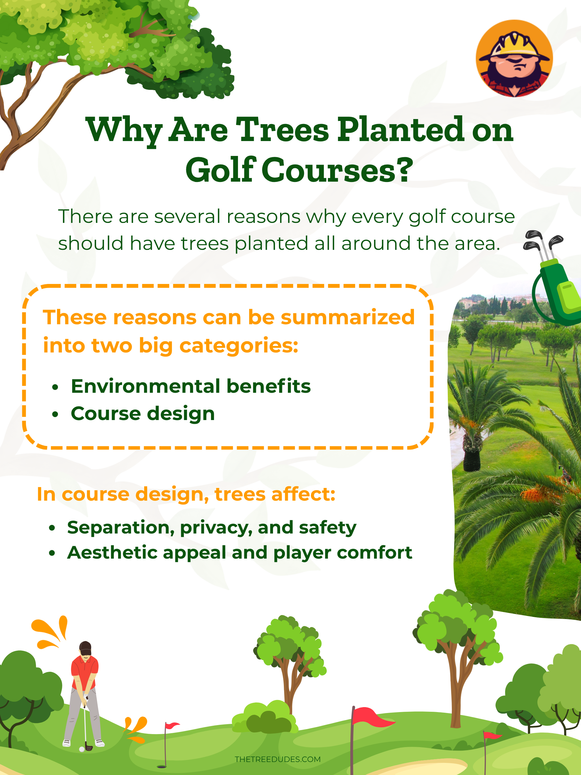 Why Are Trees Planted on Golf Courses - 1